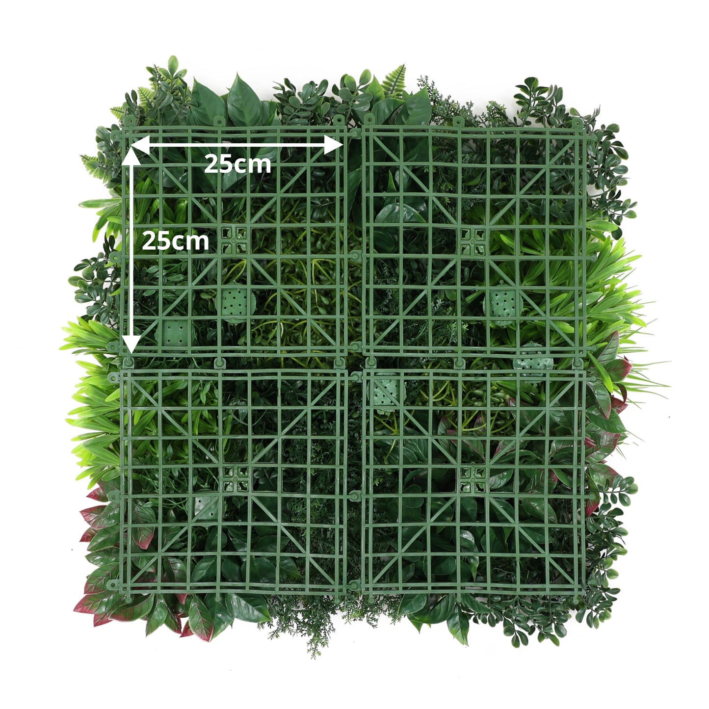 Premium Artificial Green Living Wall Panel 50 x 50cm - Carnival B