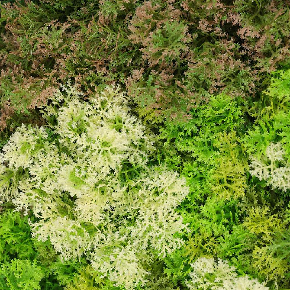 Artificial Moss Dark Green Living Wall Panel 1m x 1m