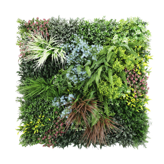 Premium Artificial Plants Green Living Wall Panel 1m x 1m - Pandora B