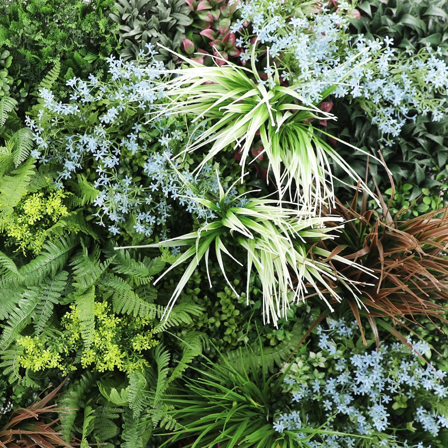 Premium Artificial Plants Green Living Wall Panel 1m x 1m - Pandora C