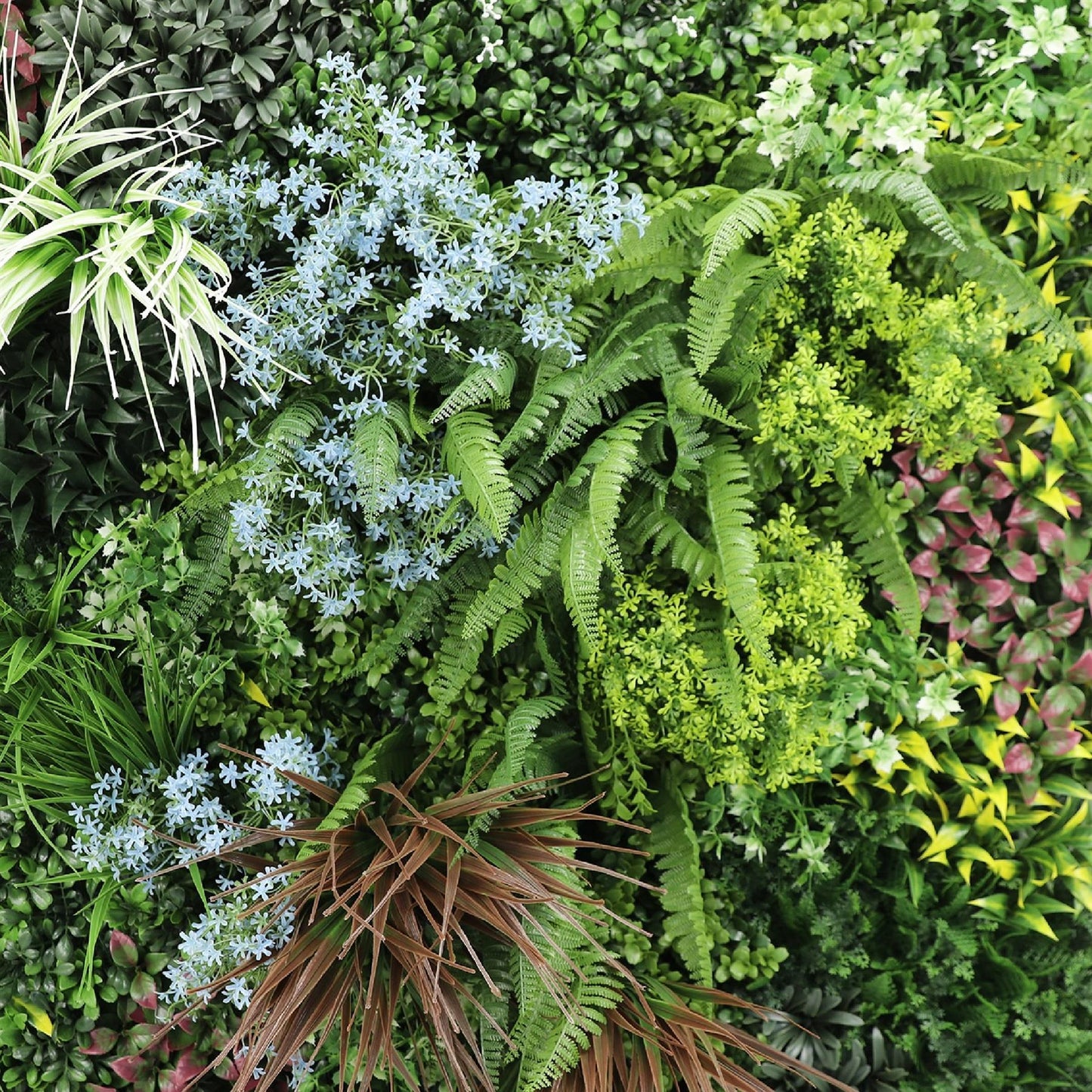 Premium Artificial Plants Green Living Wall Panel 1m x 1m - Pandora B