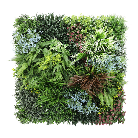 Premium Artificial Plants Green Living Wall Panel 1m x 1m - Pandora A
