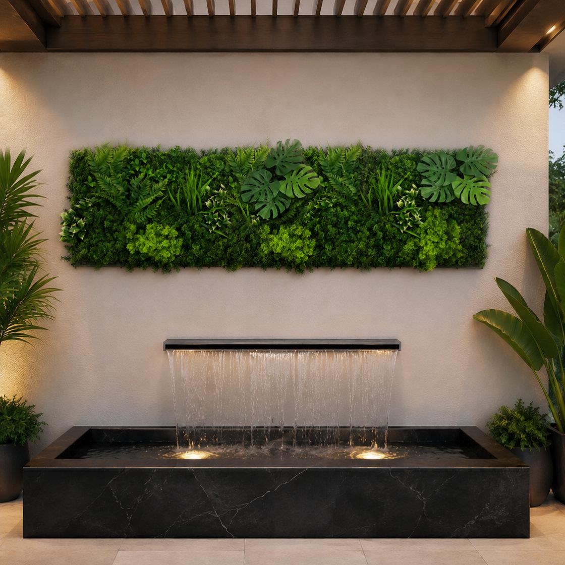 Premium Artificial Green Wall Panel 1m x 50cm - Oasis