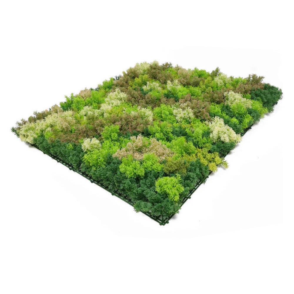 Artificial Moss Dark Green Living Wall Panel 1m x 1m