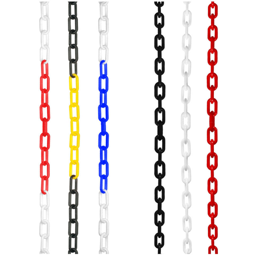 Plastic Barrier Chain 25m - 6mm