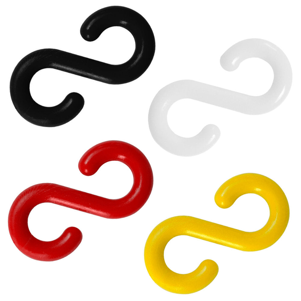 Universal S Hook for Plastic Barrier Chain - 100pk