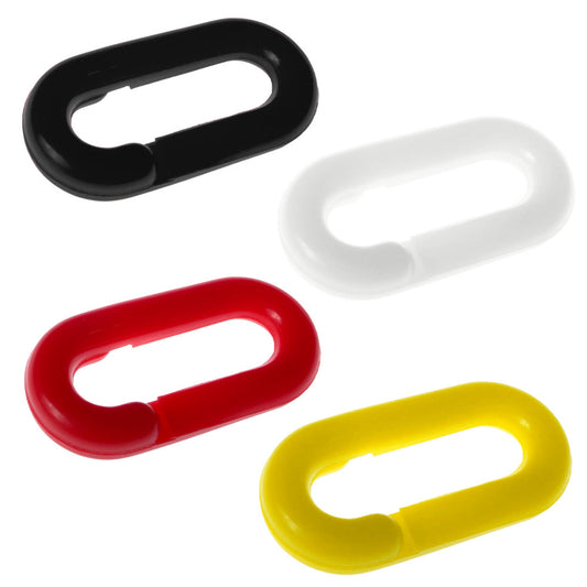 Universal O Connector for Plastic Barrier Chain - 100pk