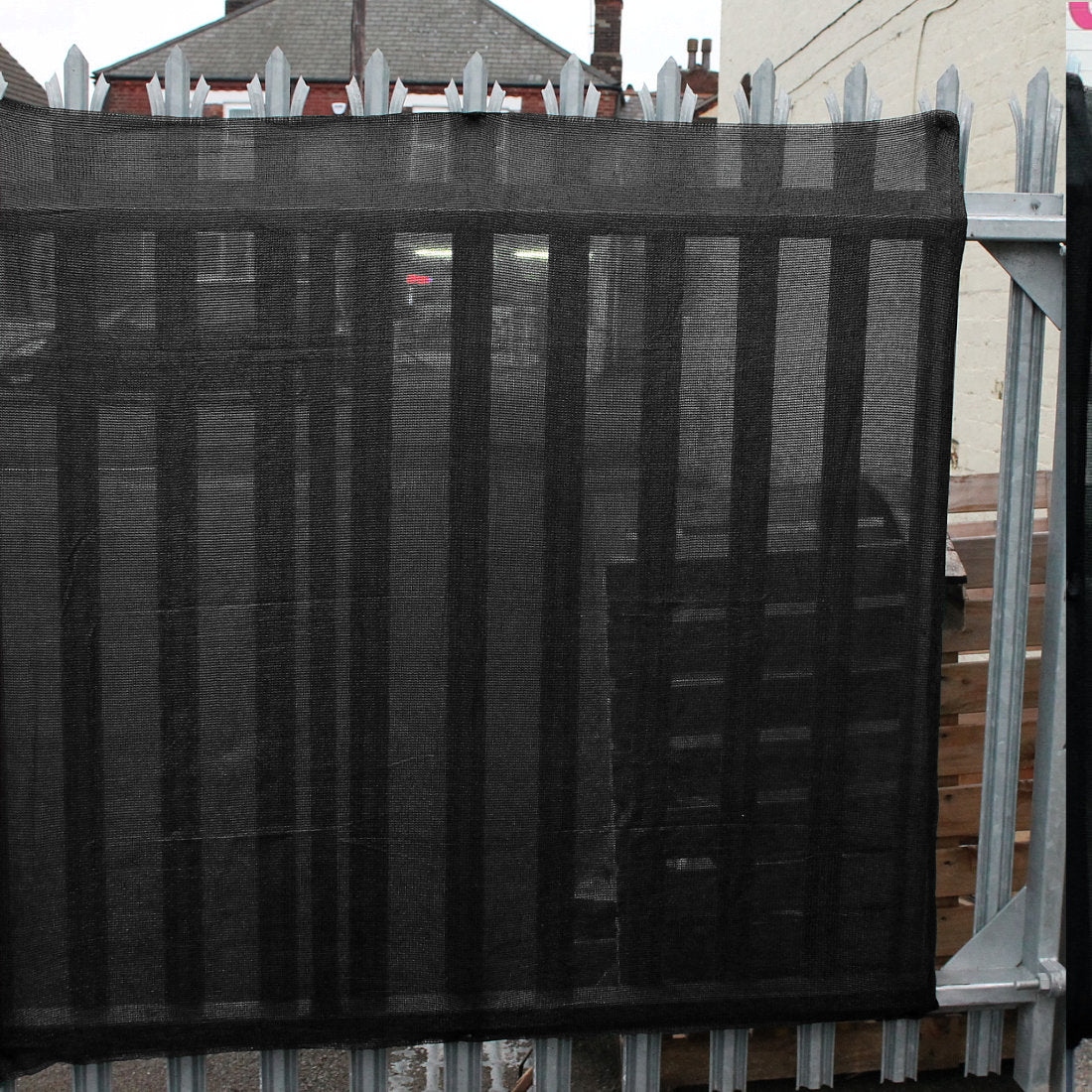 80% Shade Netting for Privacy - Black