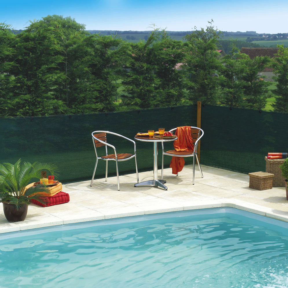 80% Shade Netting for Privacy - Green
