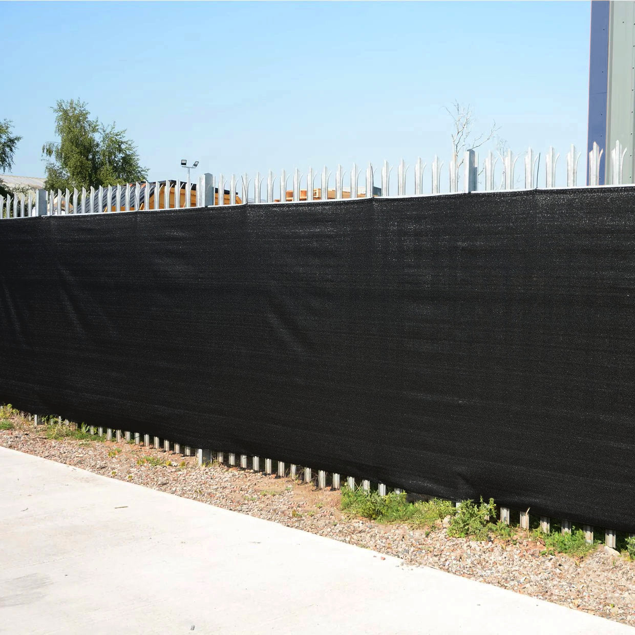 98% Black Shade Netting for Privacy - 1m, 1.5m, 1.83m and 2m