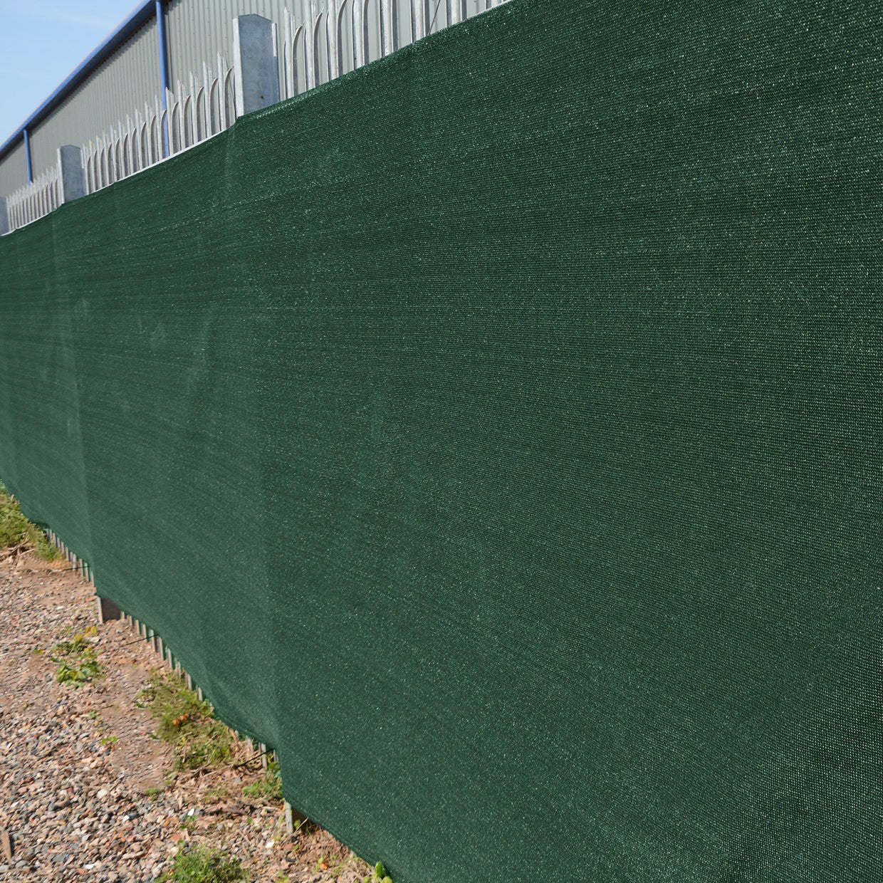98% Green Shade Netting for Privacy