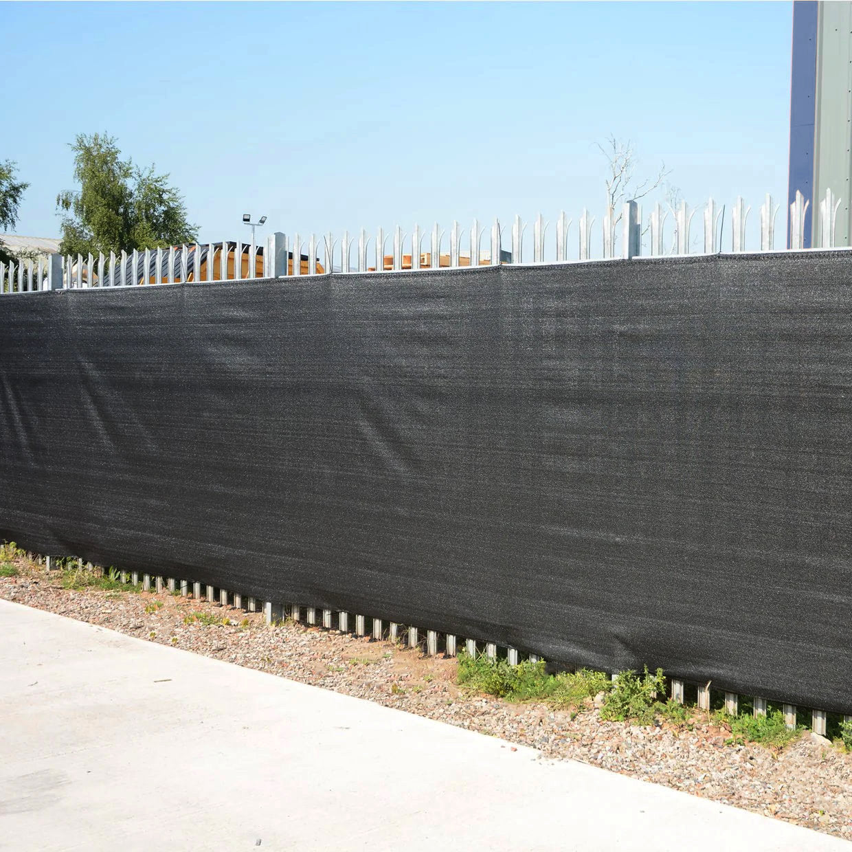 98% Grey Shade Netting for Privacy - 1m, 1.5m and 2m