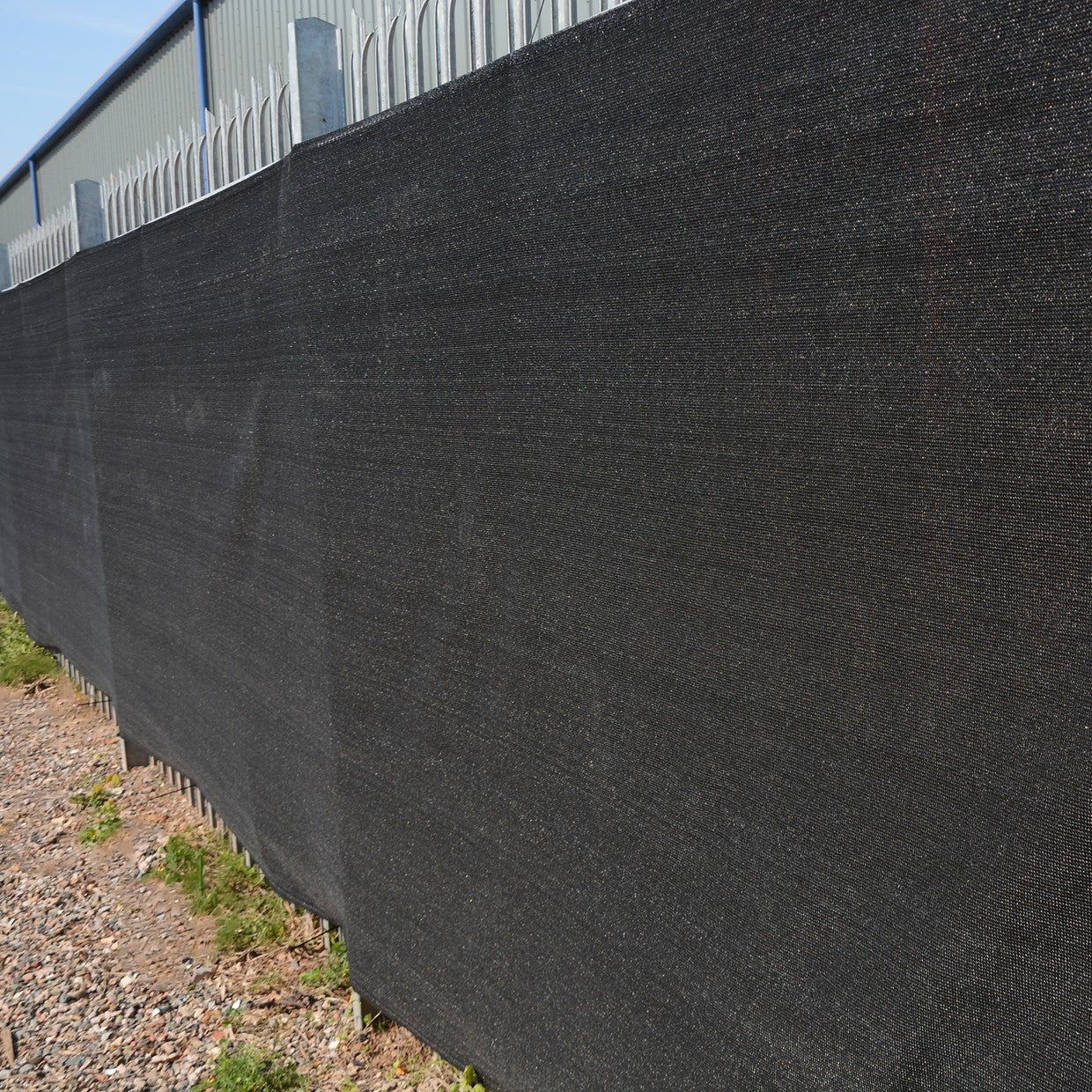98% Grey Shade Netting for Privacy - 1m, 1.5m and 2m