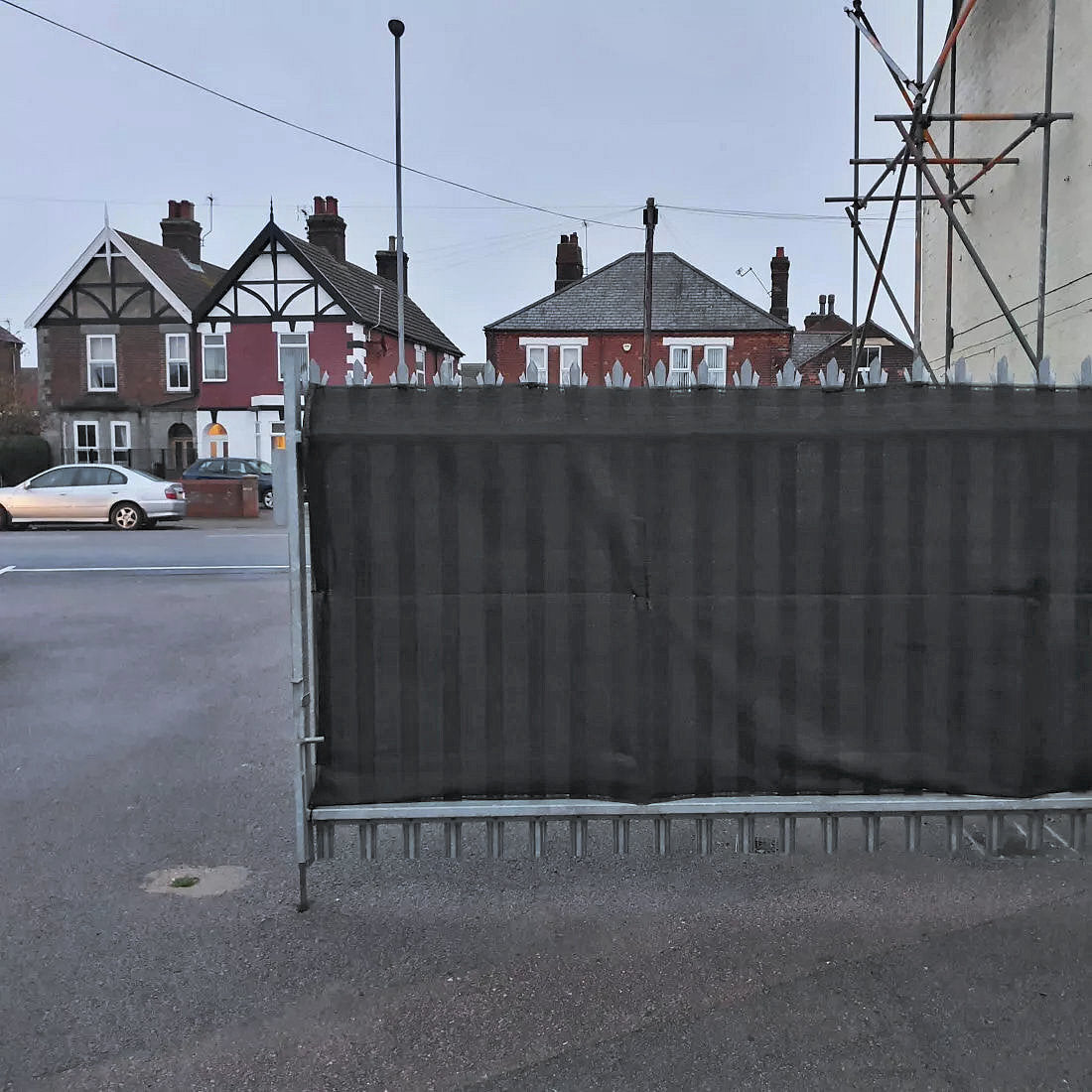 98% Grey Shade Netting for Privacy - 1m, 1.5m and 2m