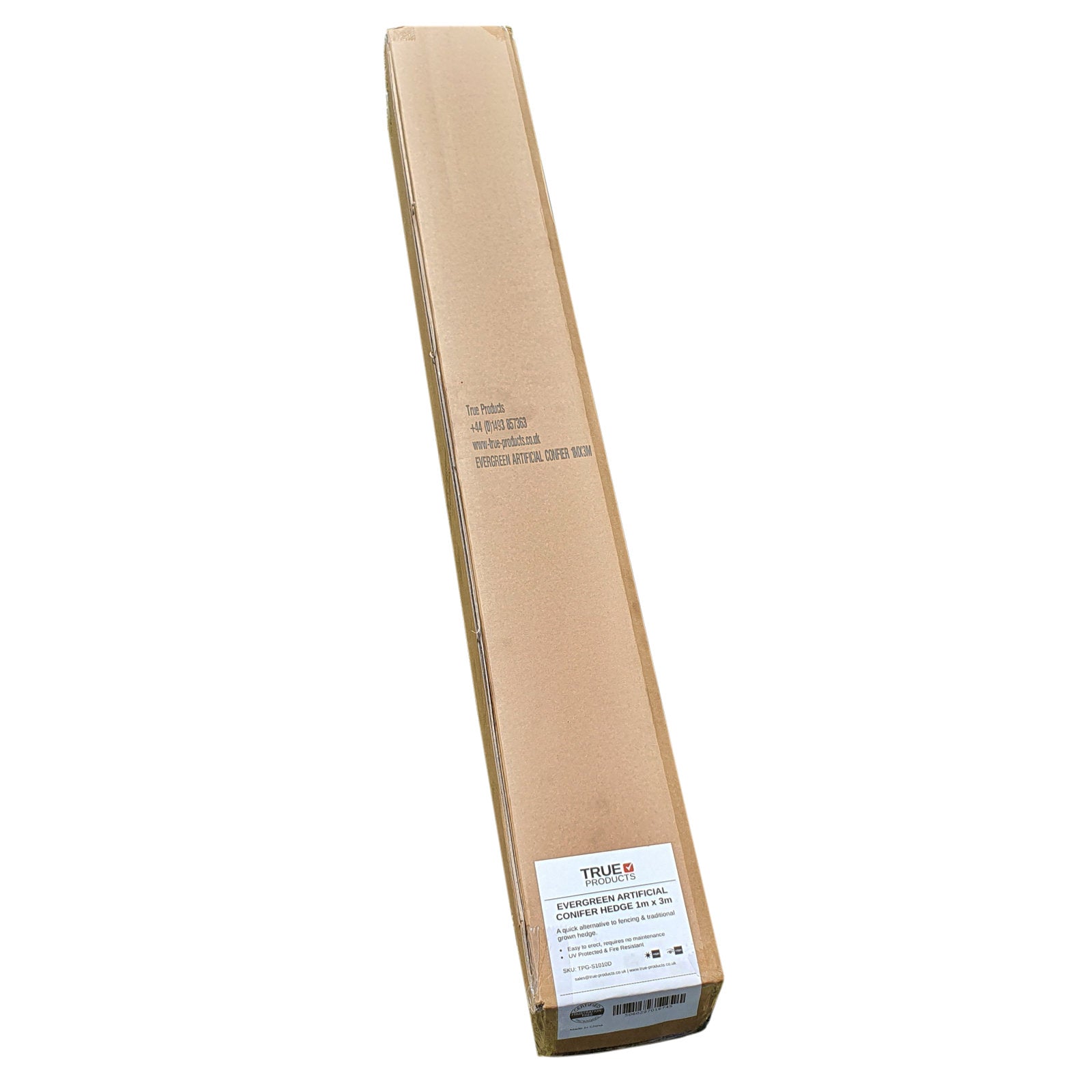Artificial Conifer Hedge Privacy Screening - 3m Long