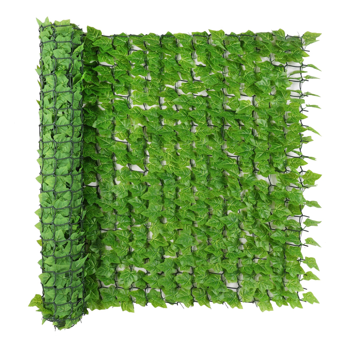 Premium Artificial Ivy Hedge Light Green - 3m