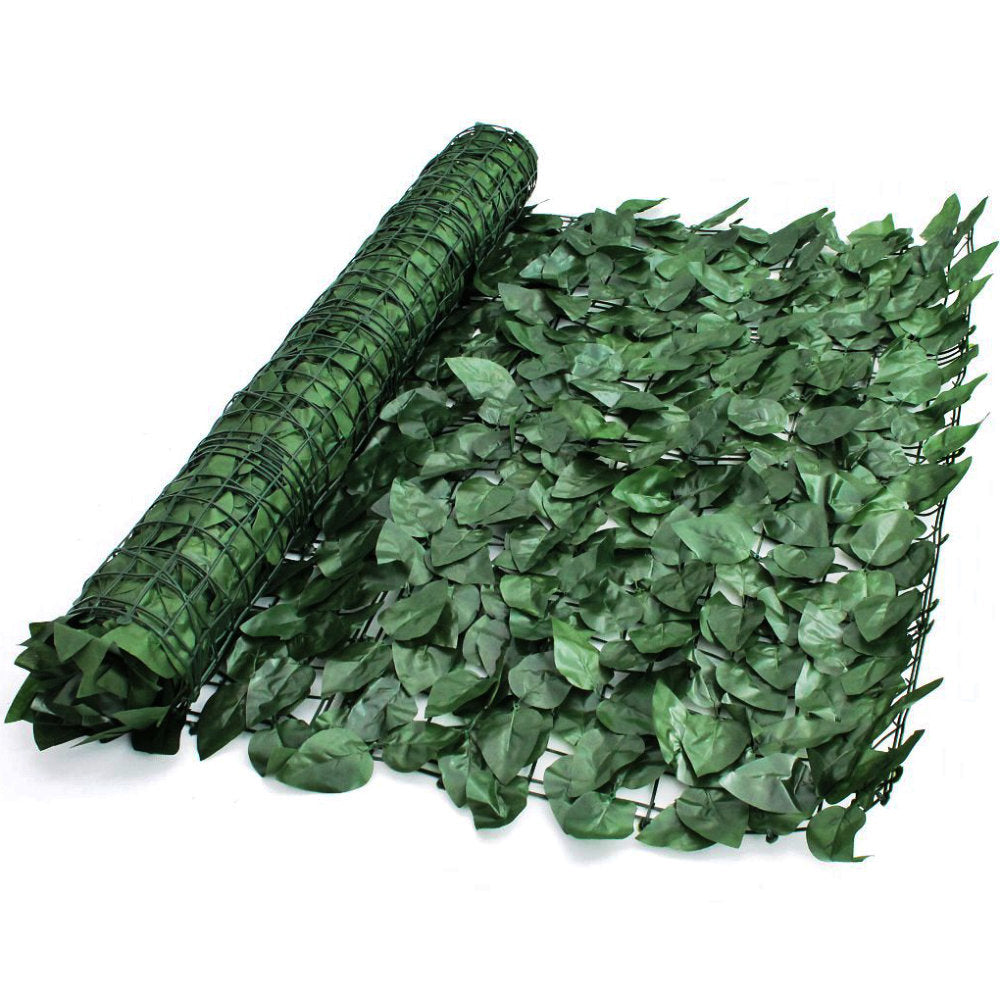 Artificial Ivy Leaf Hedge Privacy Screening - 3m Long