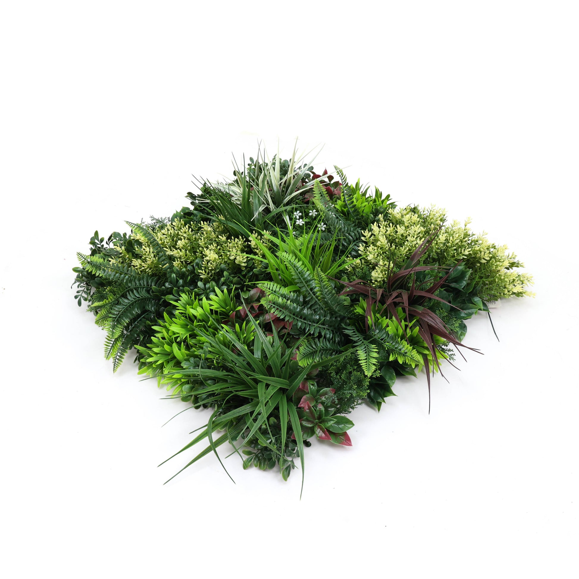 Premium Artificial Green Living Wall Panel 50 x 50cm - Carnival A