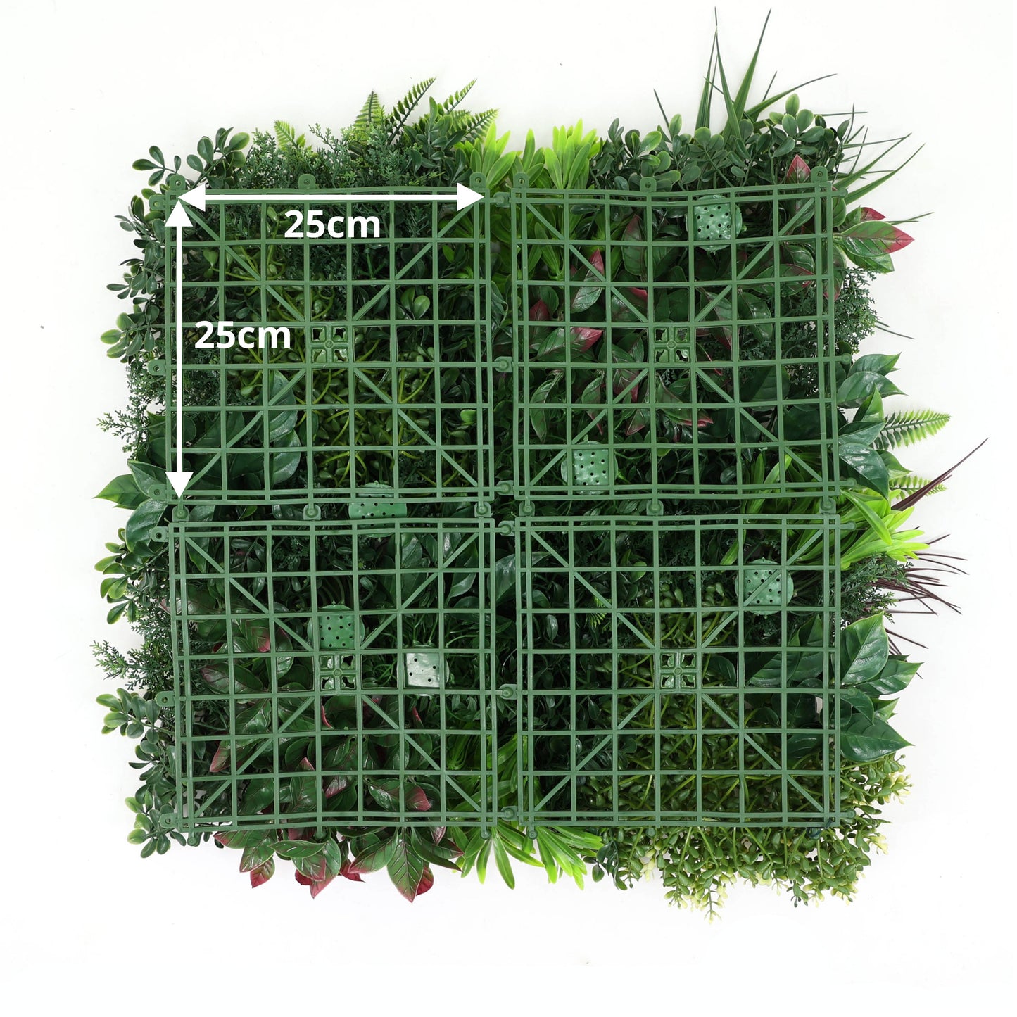 Premium Artificial Green Living Wall Panel 50 x 50cm - Carnival A