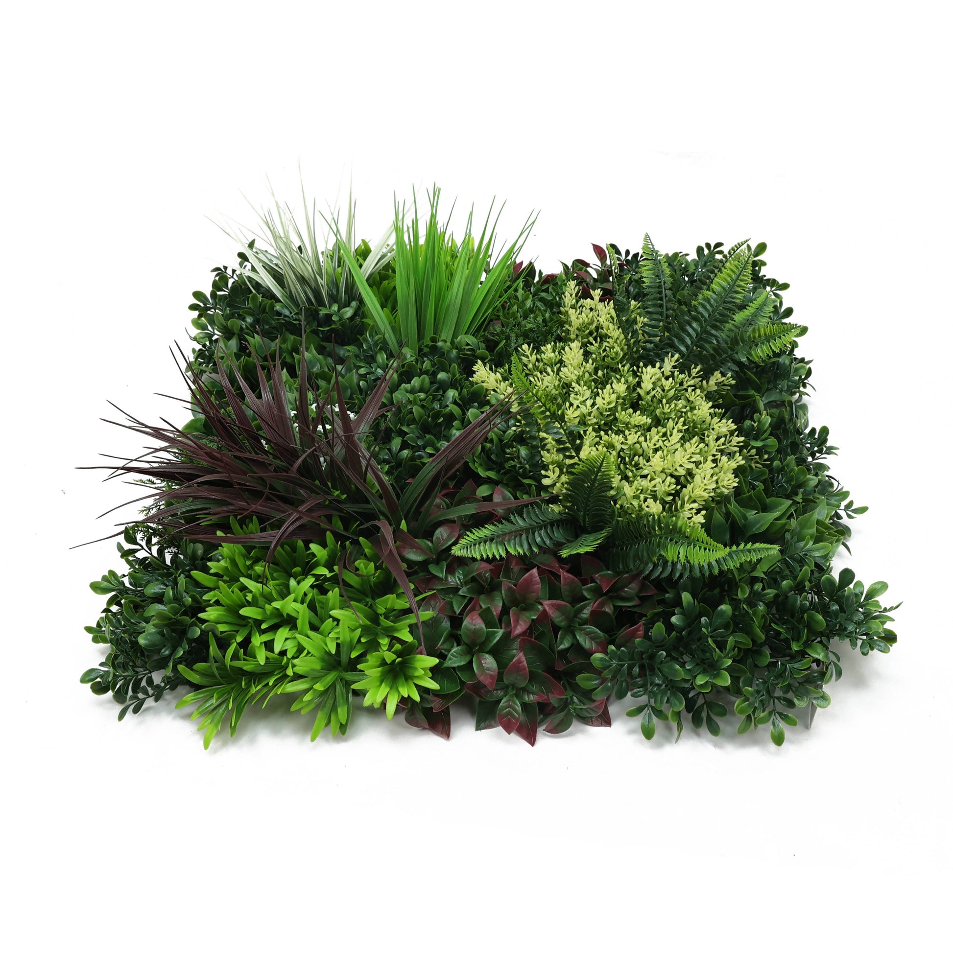 Premium Artificial Green Living Wall Panel 50 x 50cm - Carnival B