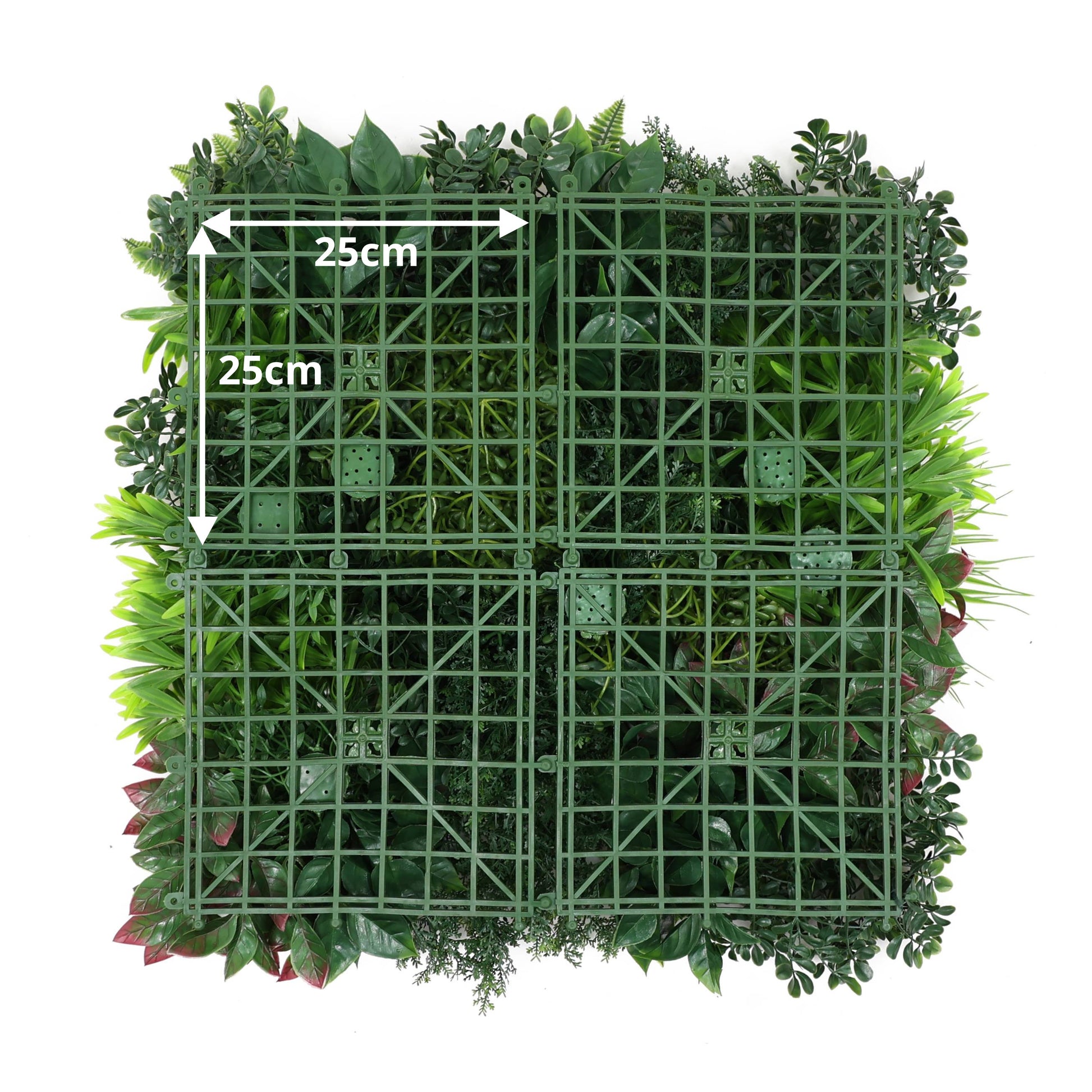 Premium Artificial Green Living Wall Panel 50 x 50cm - Carnival B