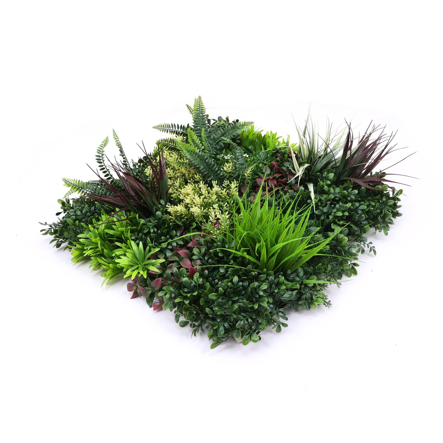 Premium Artificial Green Living Wall Panel 50 x 50cm - Carnival C