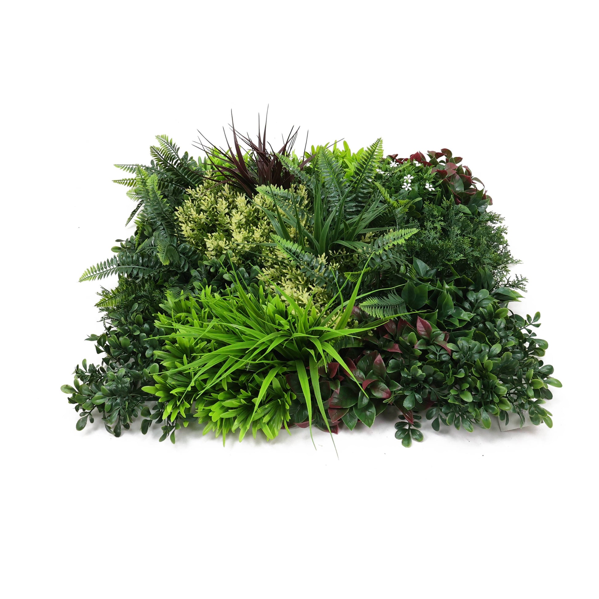 Premium Artificial Green Living Wall Panel 50 x 50cm - Carnival D