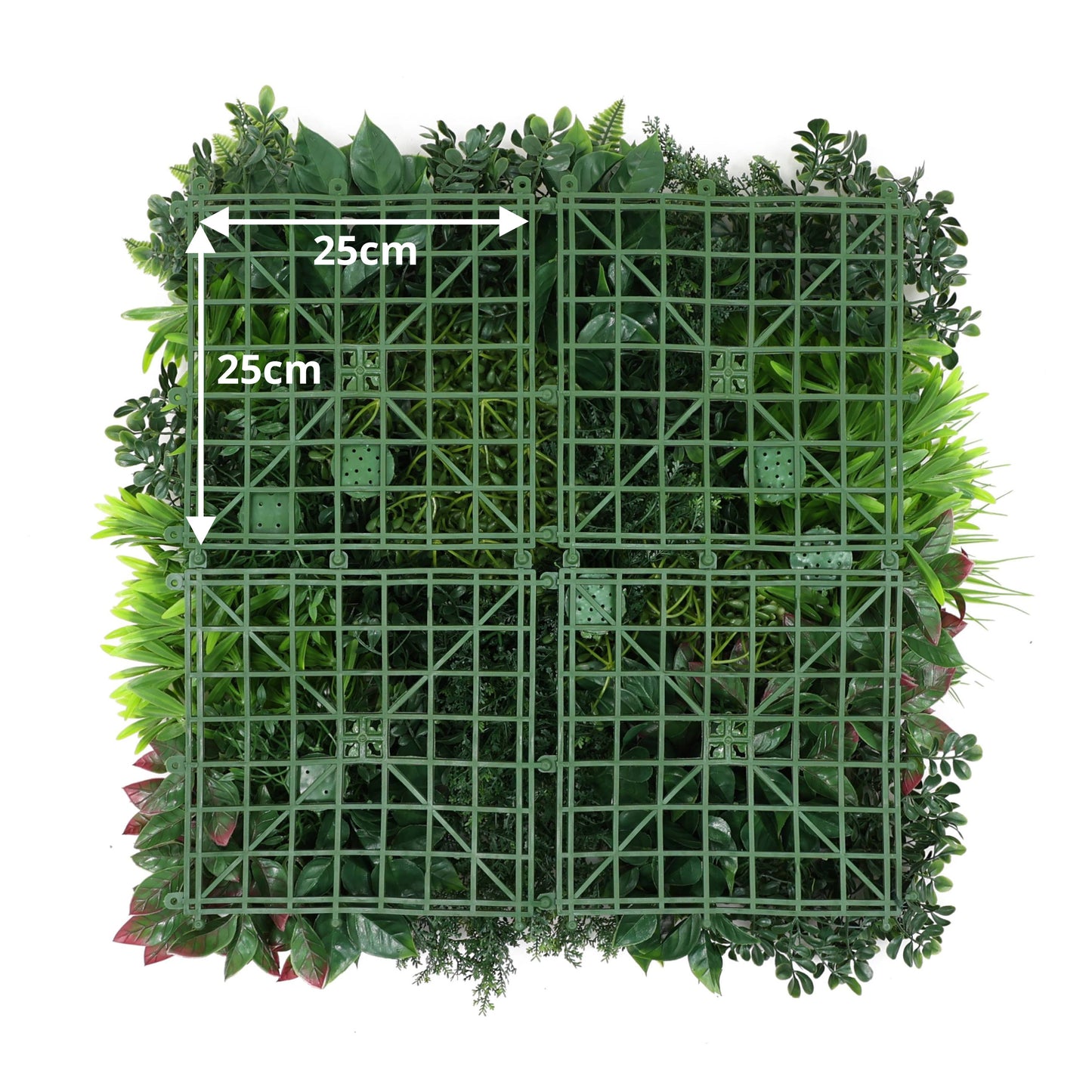 Premium Artificial Green Living Wall Panel 50 x 50cm - Carnival D