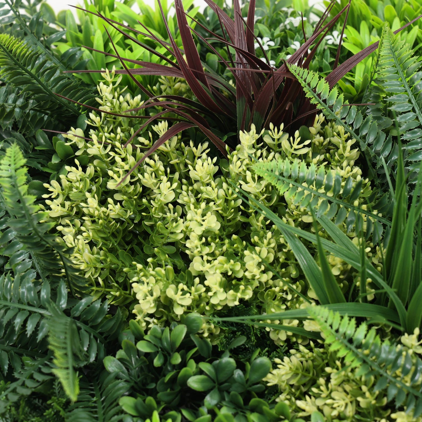 Premium Artificial Green Living Wall Panel 50 x 50cm - Carnival D