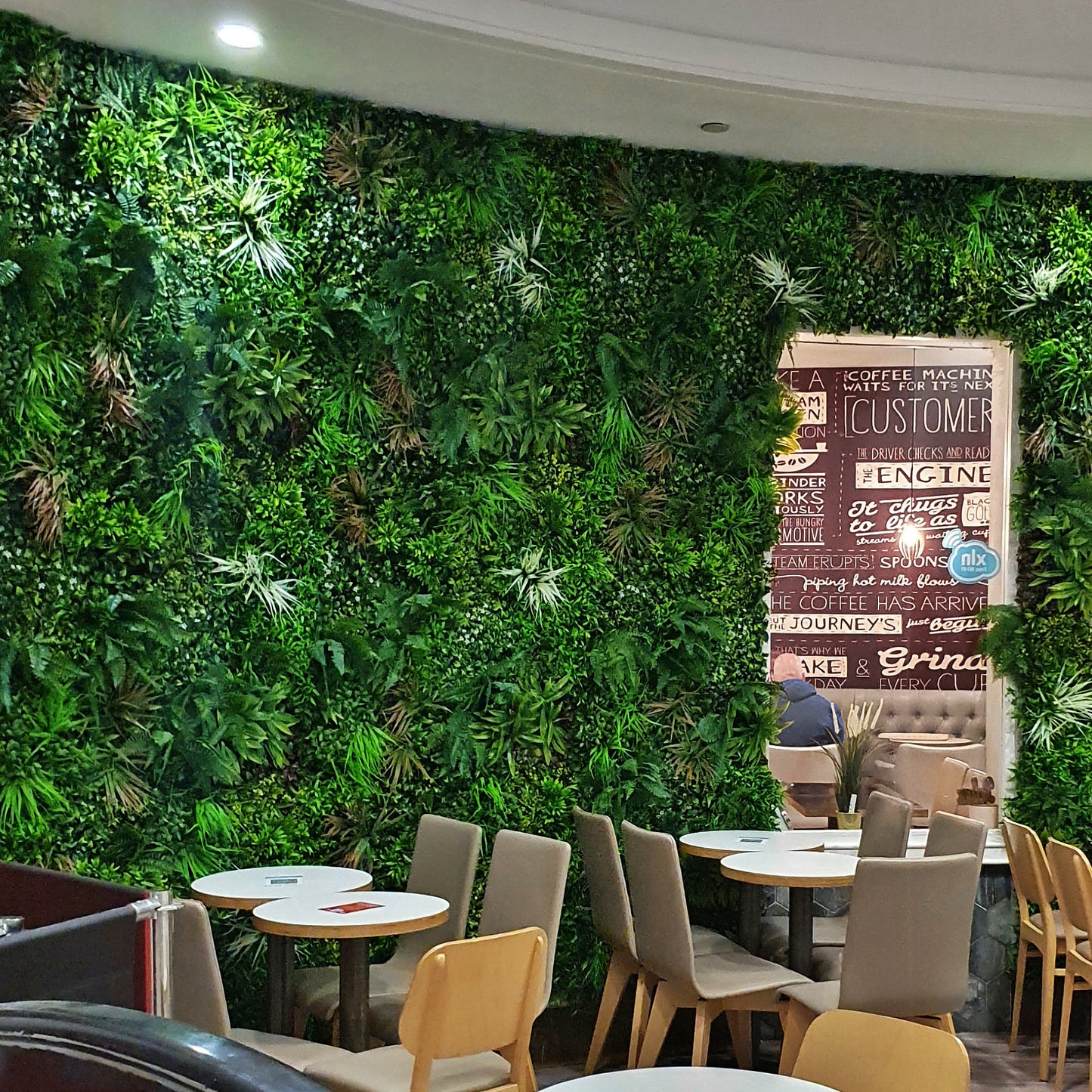 Premium Artificial Green Living Wall Panel Spring 1m x 1m