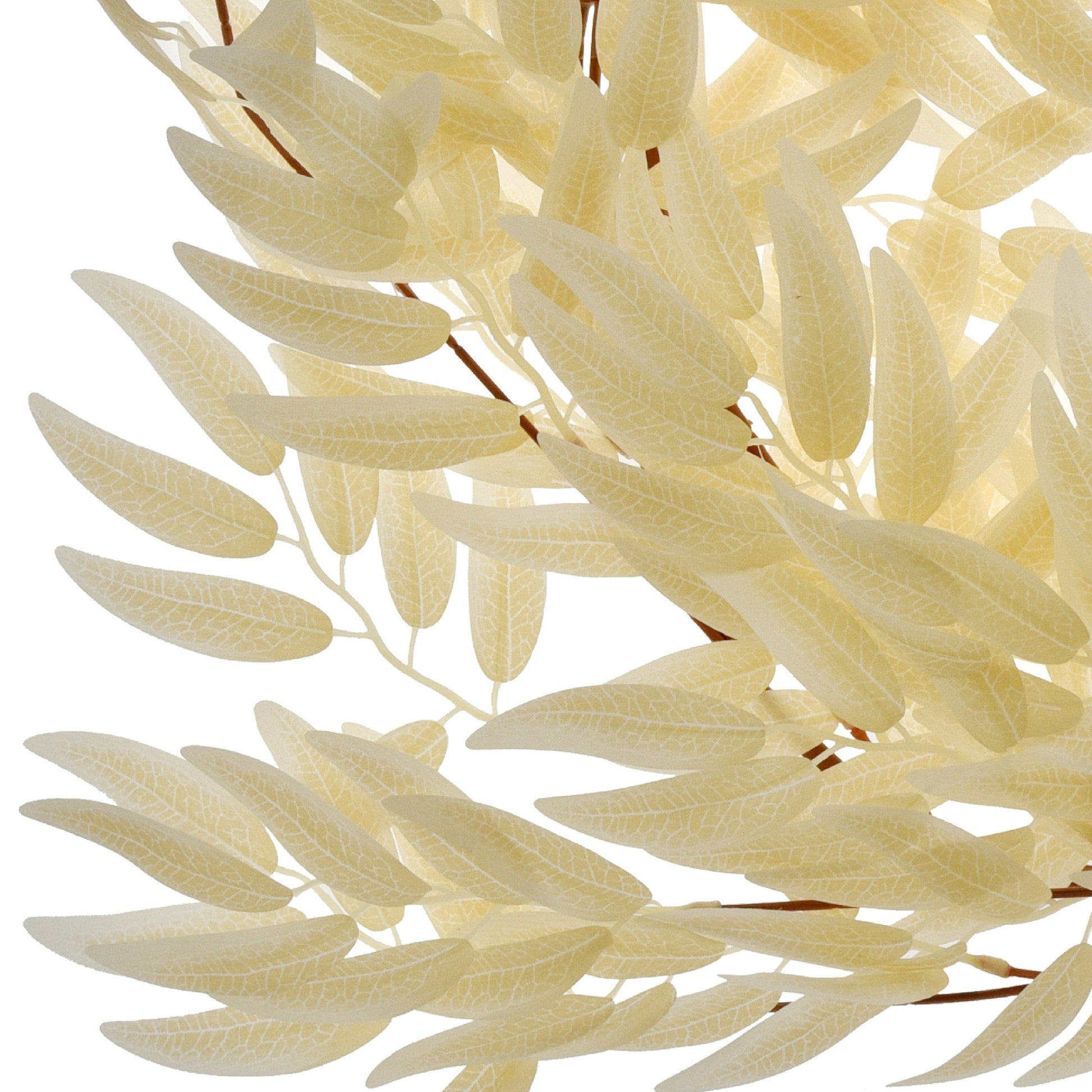 Artificial Champagne Salix Leaf Garland 170cm