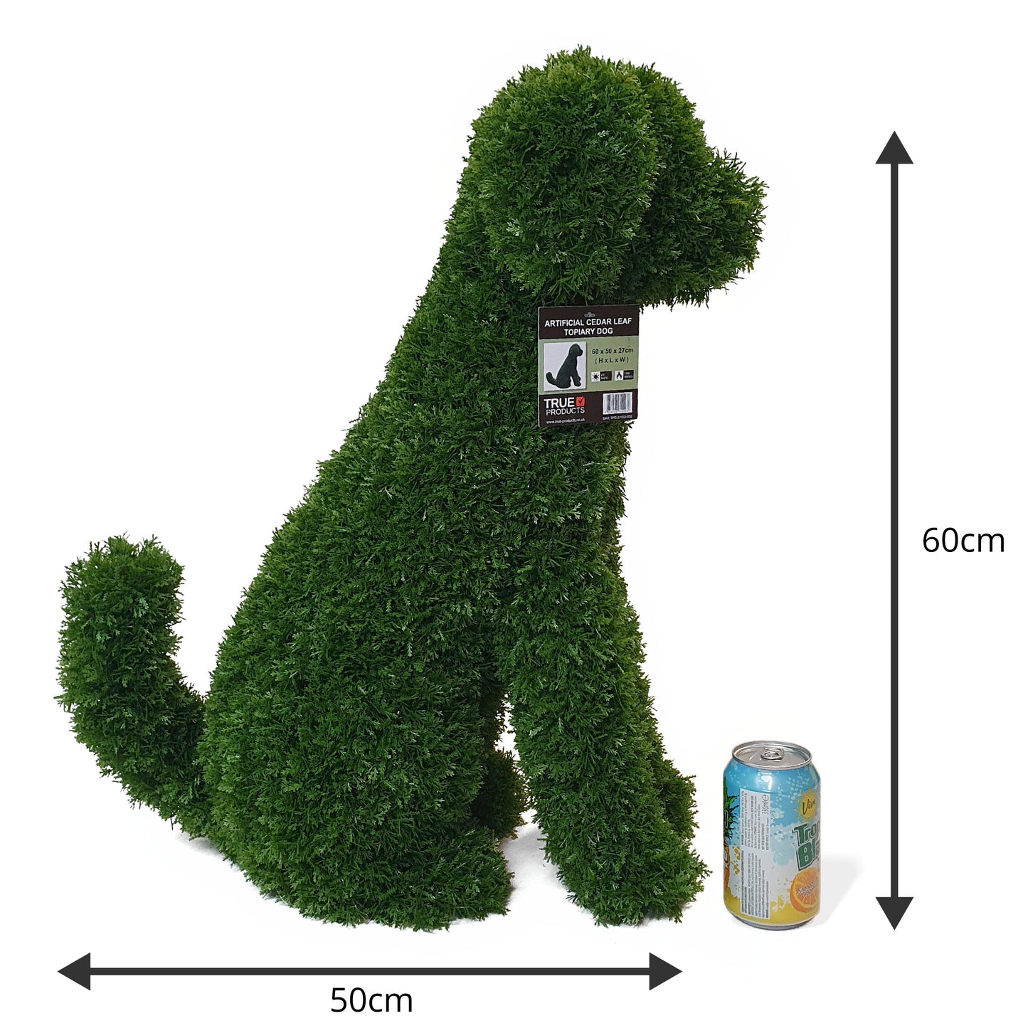 Topiary Dog Artificial Cedar Leaf 60cm
