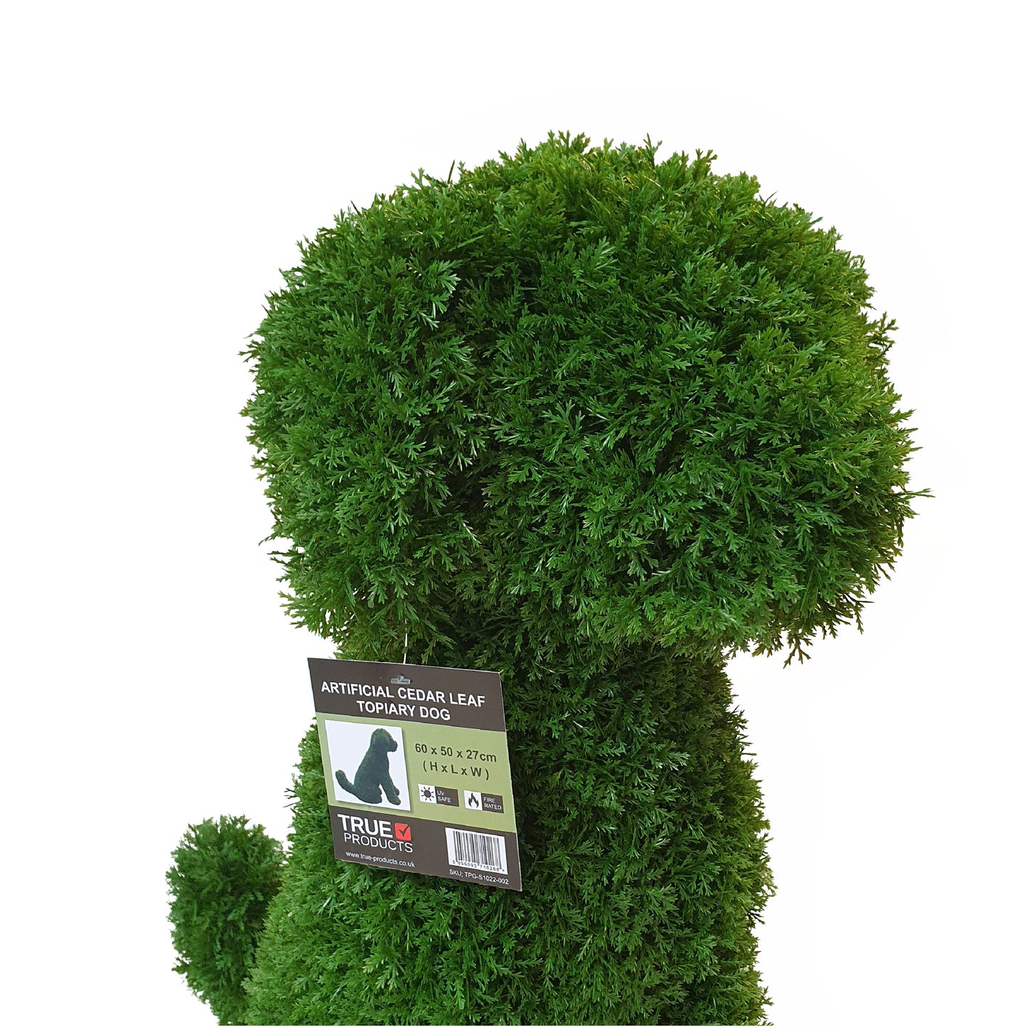 Topiary Dog Artificial Cedar Leaf 60cm