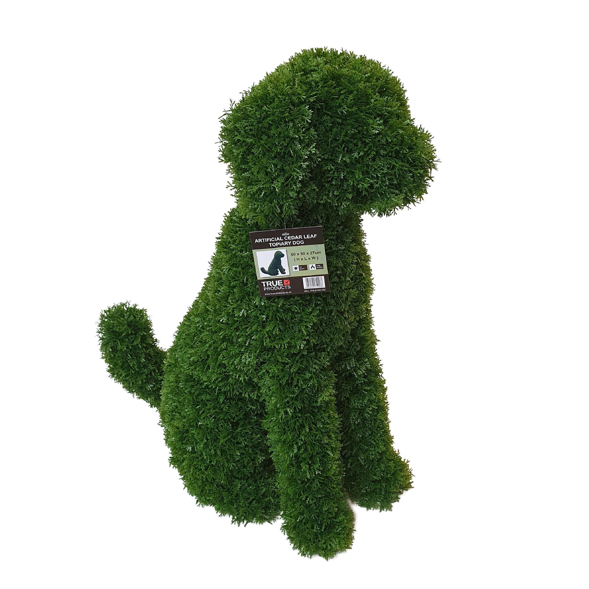 Topiary Dog Artificial Cedar Leaf 60cm