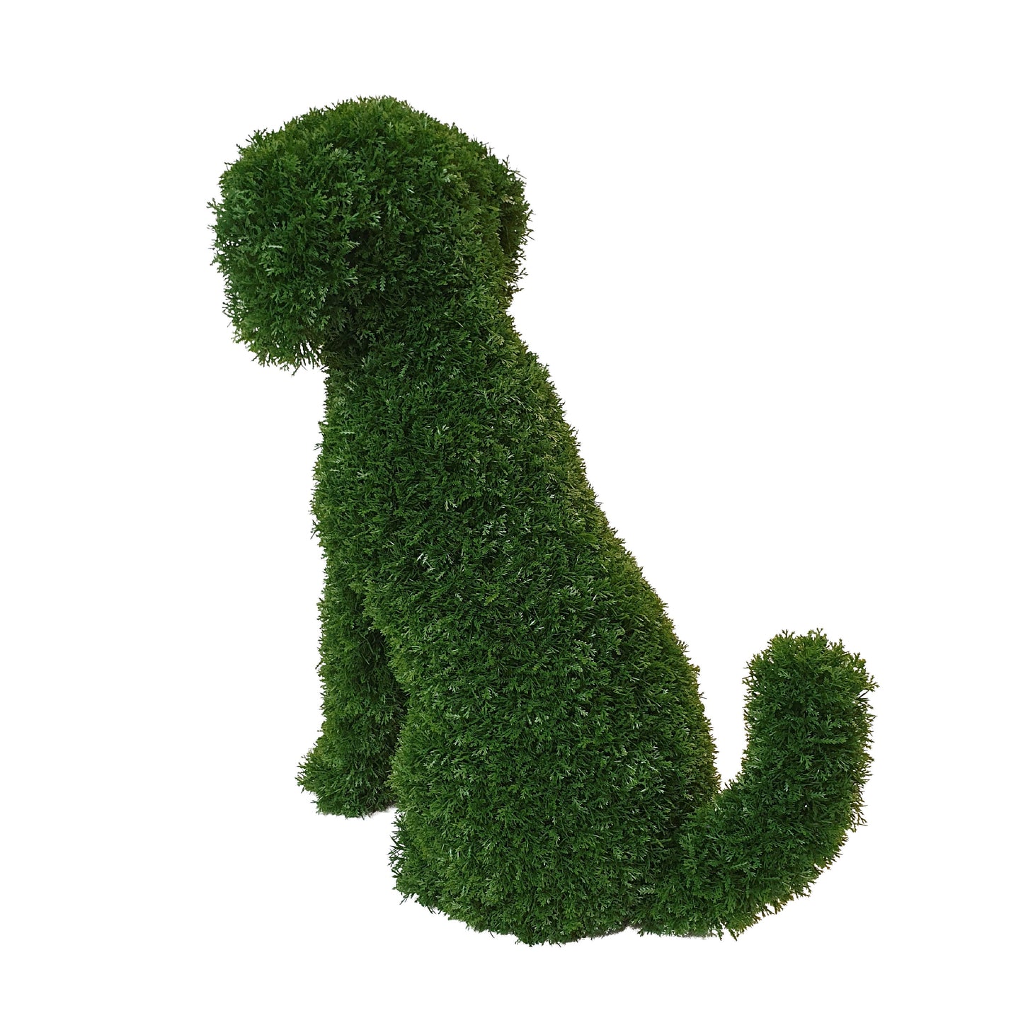 Topiary Dog Artificial Cedar Leaf 60cm