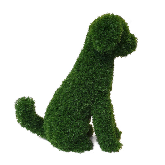 Topiary Dog Artificial Cedar Leaf 60cm