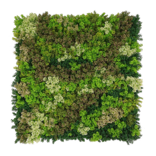 Artificial Moss Dark Green Living Wall Panel 1m x 1m