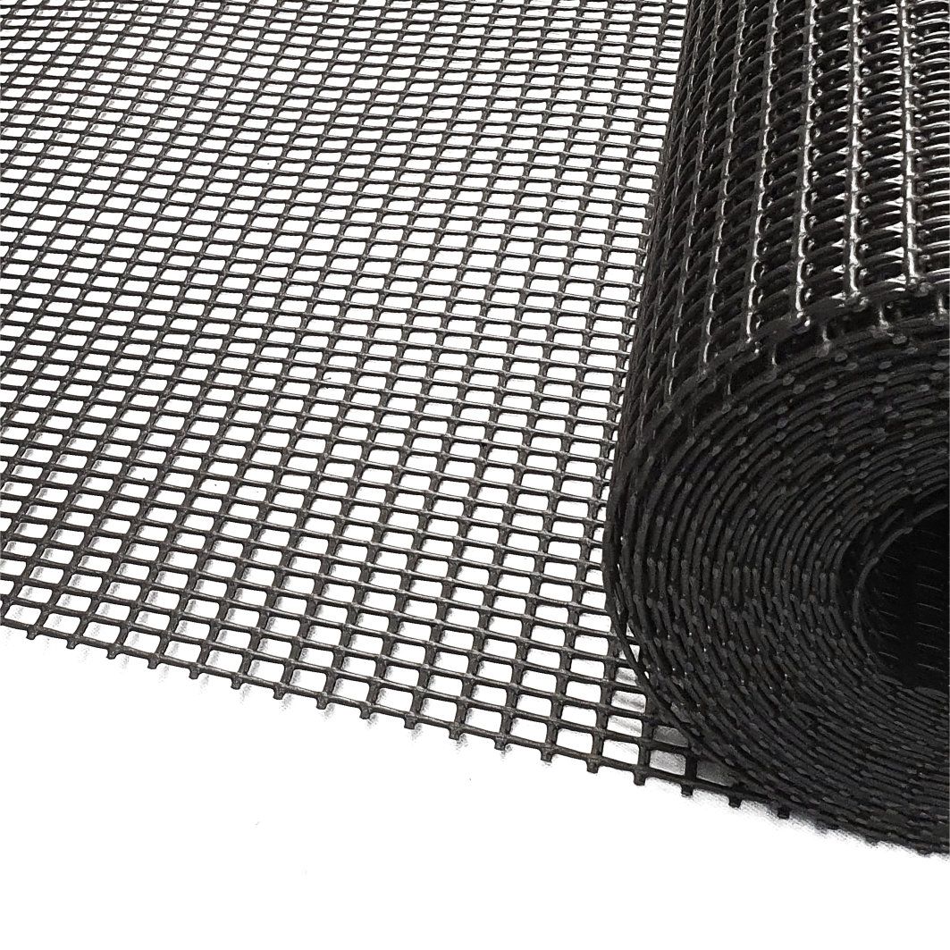 Heavy Duty Extruded Windbreak Fence - 13mm Square Mesh Black