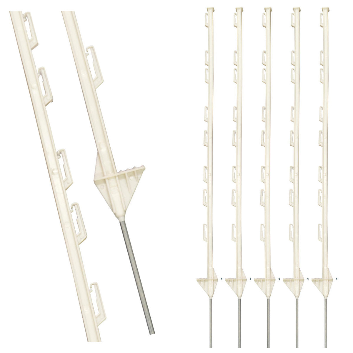 Plastic Stake Fencing Pins - Box of 50