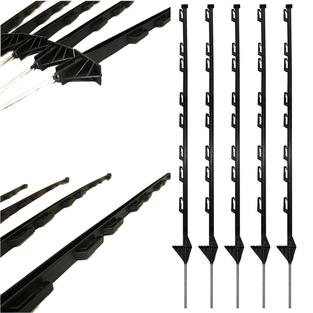 Plastic Stake Fencing Pins - Box of 50