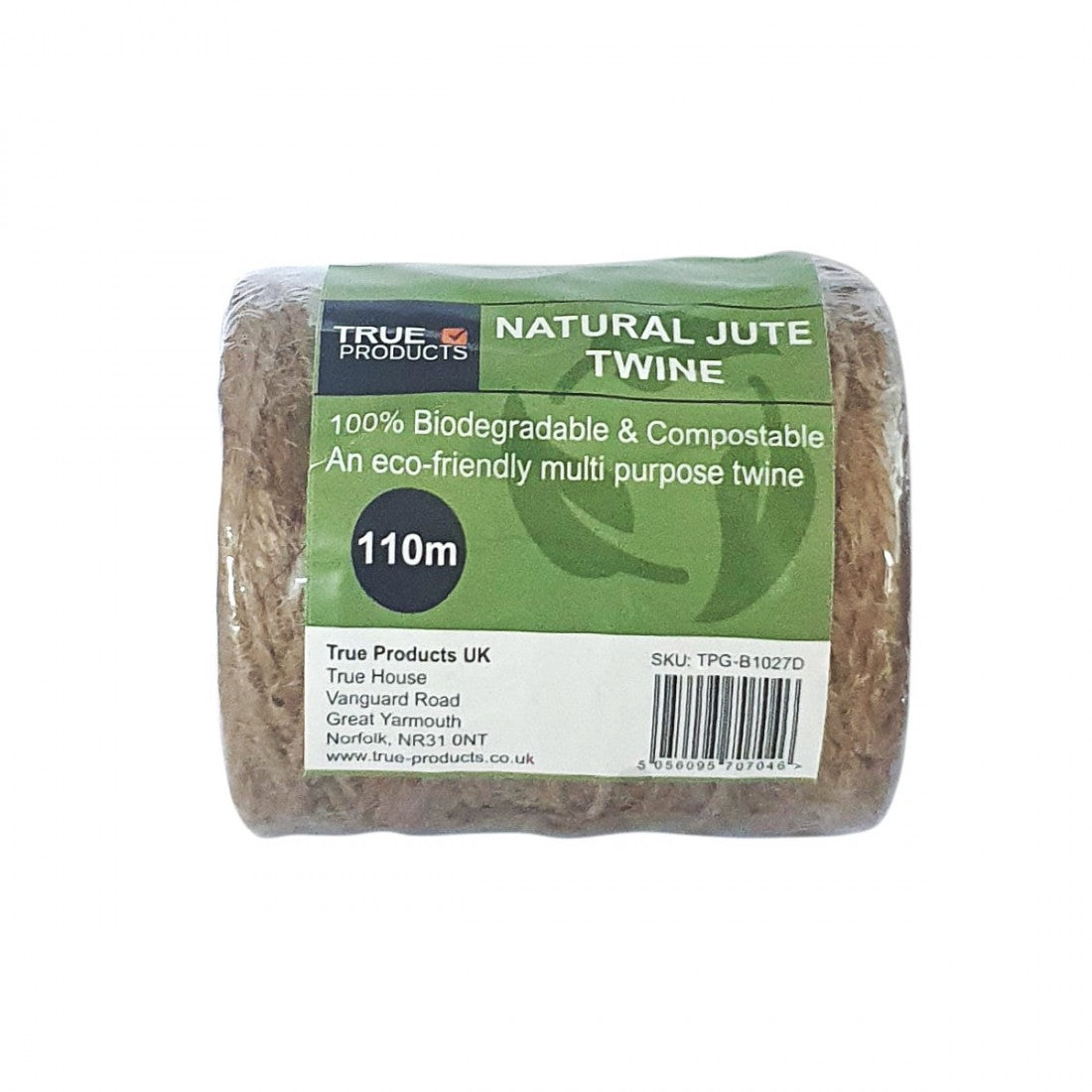Biodegradable Jute Twine Garden String - 110m