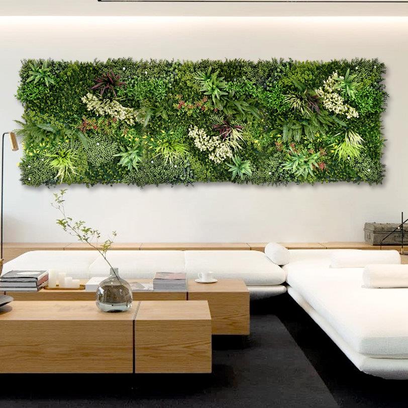 C Premium Artificial Green Wall Panels 1m x 1m