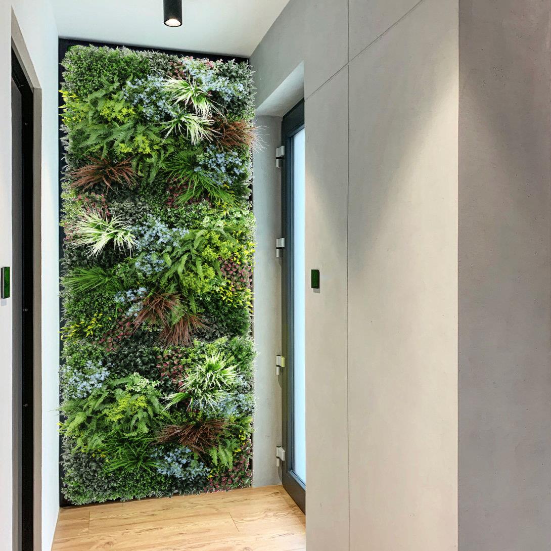 Premium Artificial Plants Green Living Wall Panel 1m x 1m - Pandora A