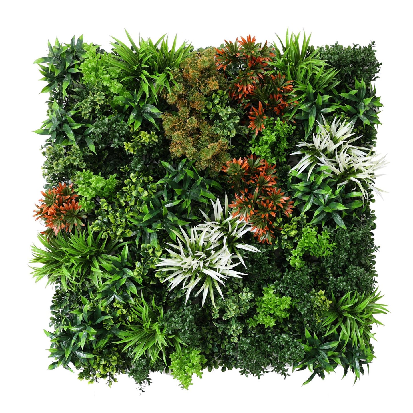 Luxury Artificial Plants Green Living Wall Panel Ember 1m x 1m