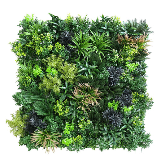Luxury Artificial Plants Green Living Wall Panel Paradise 1m x 1m