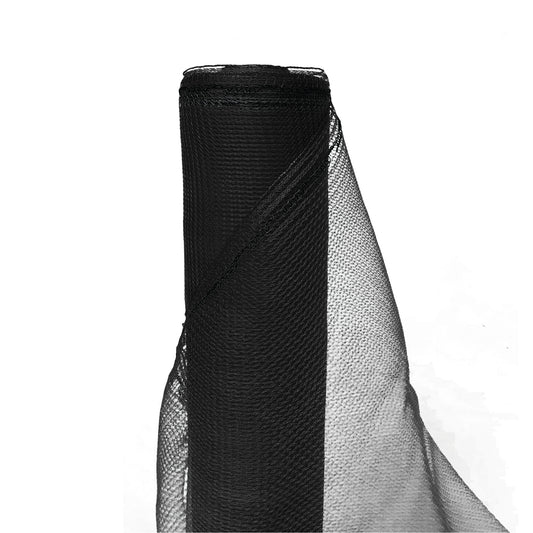 35% Black Scaffold Debris Netting - 50m Roll x 1m, 2m or 3m
