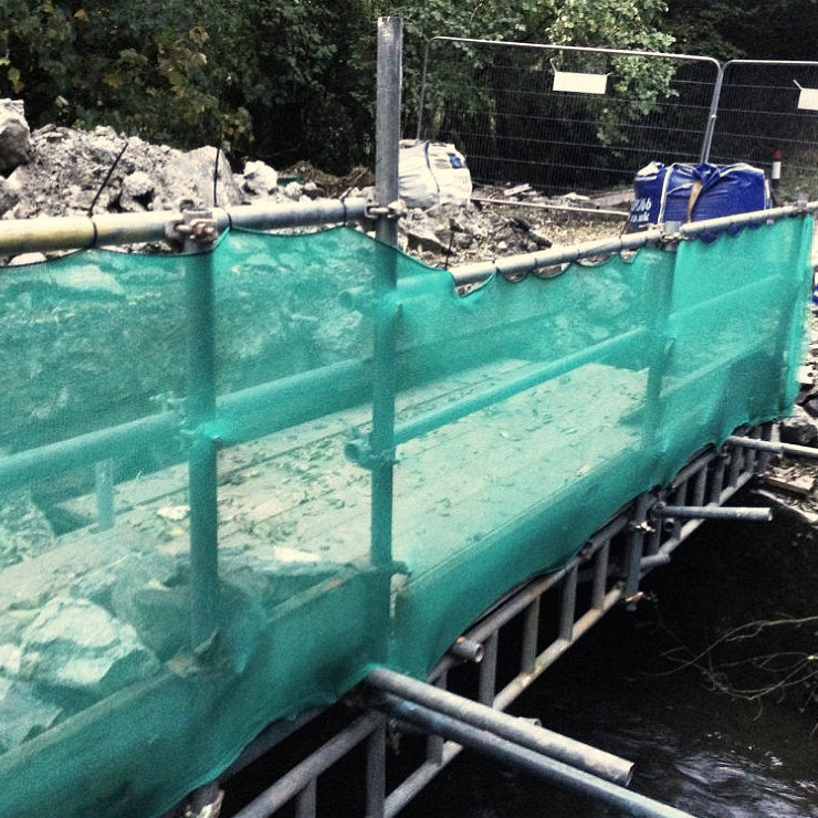 Scaffold Debris Netting Green