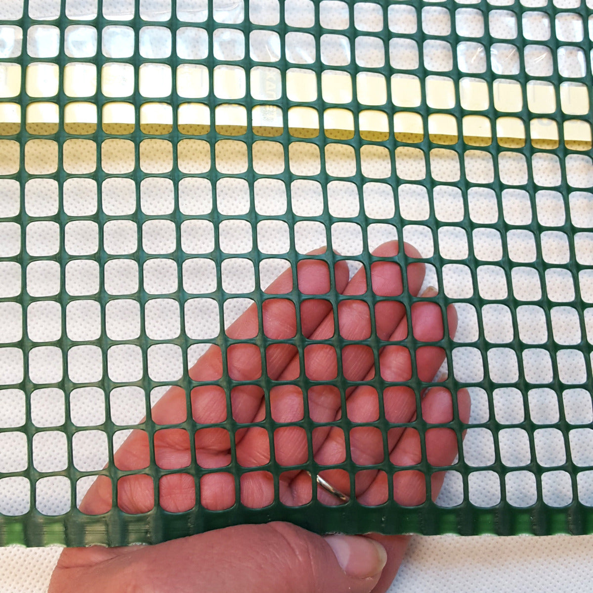 Rigid Plastic Fence 9mm Square Mesh - 1m x 30m