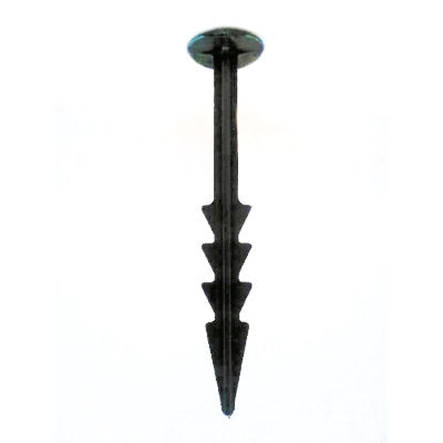 Ground Cover Fixing Pins PP6 Plastic Anchor Pegs 150mm - Black - Pack of 1000