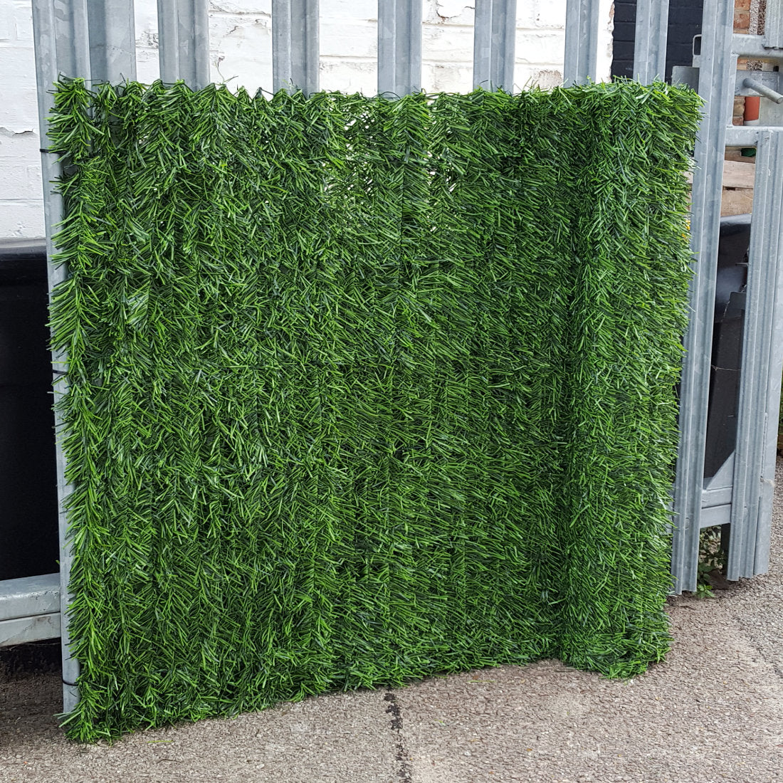 Artificial Conifer Hedge Privacy Screening - 3m Long